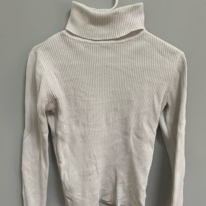 White turtleneck